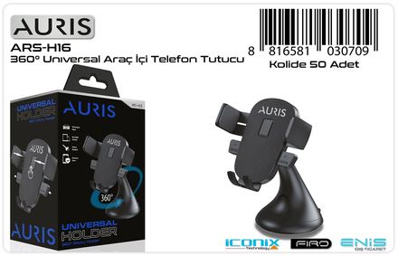 Auris H16 Araç İçi Tel.Tutucu